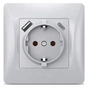 Розетка Videx VF-BNSK1GUC-SS - зменшене зображення 2