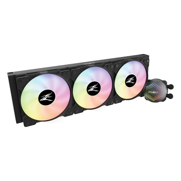 Система рідинного охолодження Zalman Система рідинного охолодження Zalman ALPHA 36 BLACK, LGA1700, 2066, 2011- (ALPHA36BLACK) - изображение 1