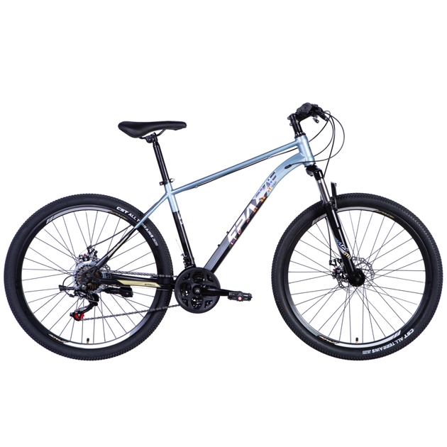 Велосипед Space 27.5" Neptune AM DD рама-18" St сіро-чорний 2024 (OPS-SP-27.5-018) - зображення 1
