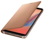Чохол-книжка Samsung Wallet Cover для Samsung Galaxy A7 2018 SM-A750 Gold (EF-WA750PFEGRU) - зменшене зображення 1