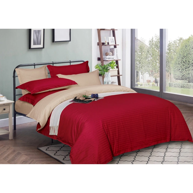 Підковдра MirSon Satin Stripe 30-0018 + 30-0004 Jenadi 220х240 см (2200005262856) - зображення 1