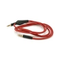 Кабель мультимедийный 3.5mm M to 3.5mm M 1.0m + microphone red Voltronic (ZDL-AUXcM/1.0m) - уменьшенное изображение 2