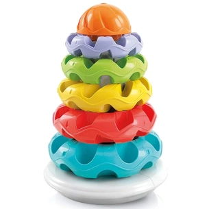 Развивающая игрушка Clementoni пирамидка Stacking Rings (17103) изображение 1