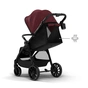 Коляска Kinderkraft Grande 2 Burgundy (KSGRAN02BRG0000) (5902533929573) - уменьшенное изображение 4