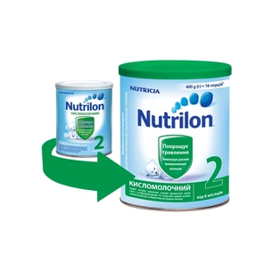 Дитяча суміш Nutrilon Кисломолочна 2 400 г (5900852073281) picture 1