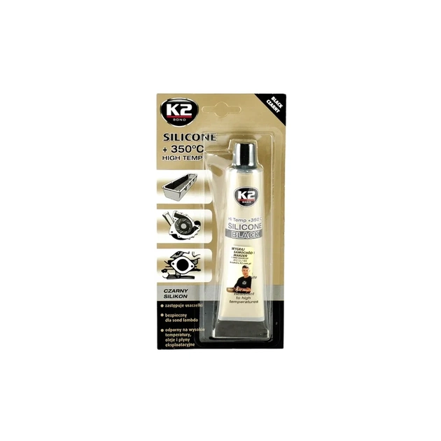 Герметик автомобільний K2 Black 85г (B210N) - зображення 1