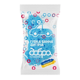 Губка для купання Добра Господарочка Машинка 130 х 85 х 40 мм (4820086521543) изображение 1