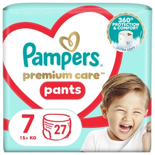 Підгузки Pampers Premium Care Pants Трусики Розмір 7 (15+ кг) 27 шт. (8006540807026) зображення 1