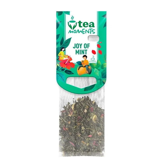 Чай Tea Moments Joy of Mint 15х2.2 г (tm.04955) - изображение 3