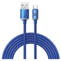 Дата кабель USB AM to USB-C 2.0m 6A 100W blue Baseus (CAJY000503) - уменьшенное изображение 1