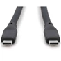 Дата кабель USB-C to USB-C 0.5m USB4 2.0 80G 240W 16K silicone black Digitus (AK-300350-005-S) - зменшене зображення 2