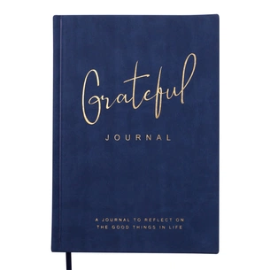 Книга записна Buromax Grateful А5 96 аркушів, без лініювання синій (BM.295019-02) зображення 1