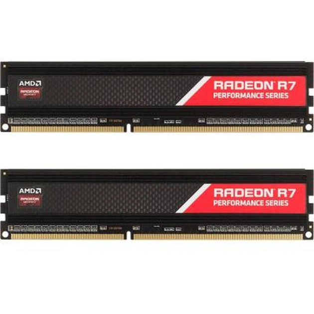 Модуль пам'яті для комп'ютера DDR4 8GB (2x4GB) 2400 MHz Radeon R7 AMD (R748G2400U1K) - зображення 1