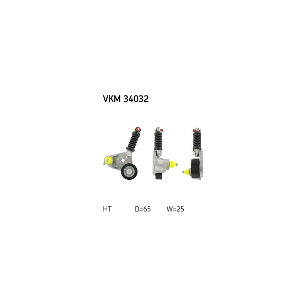 Натяжитель ремня с роликом SKF VKM 34032 - изображение 1