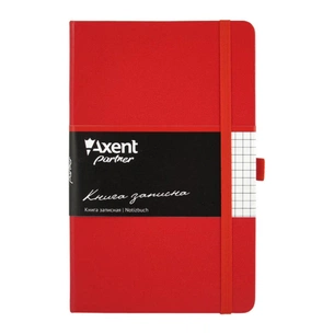 Книга записна Axent Partner, 125*195, 96sheets, square, red (8201-03-А) зображення 1