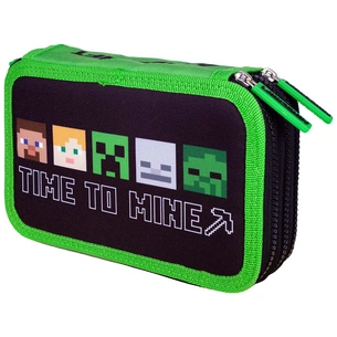 Пенал Minecraft 3 відділення AC3 Alex&Steven (503022001) зображення 1