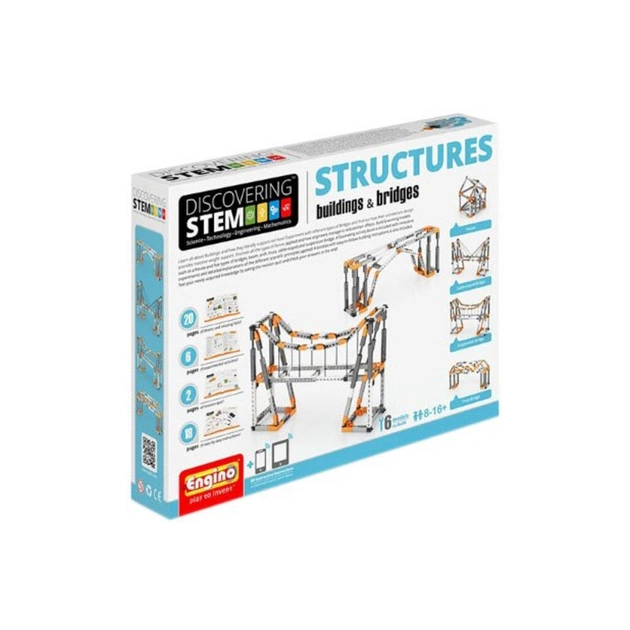 Конструктор Engino Stem Конструкції: Будівлі та Мости (STEM06) - зображення 1