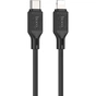 Дата кабель USB-C to Lightning 1.0m Cool silicone PD 20W X90 black HOCO (6931474788382) - зменшене зображення 1
