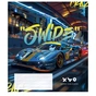 Тетрадь Школярик Night racers 48 листов клетка (048-3452K) - уменьшенное изображение 1