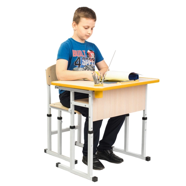 Парта зі стільцем Sector Сопрано жовтий трансформер (Сопрано жовтий) - picture 9