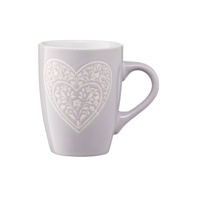 Чашка Ardesto Heart 330 мл Grey (AR3467GR) - picture 3