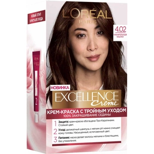 Фарба для волосся L'Oreal Paris Excellence 4.02 Чарівний каштан (3600523781348) зображення 1