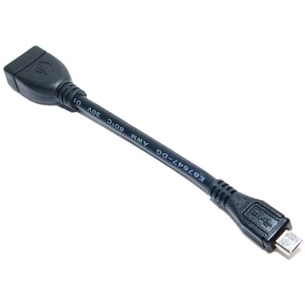 Перехідник OTG USB 2.0 AF to Micro 5P 0.1m Extradigital (KBO1623) зображення 1