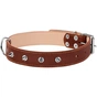 Нашийник для тварин Collar подвійний із шипами 35 мм 48-63 см (коричневий) (02876) - зменшене зображення 2