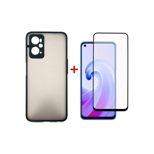 Чохол до мобільного телефона Dengos Kit for OPPO A76 case + glass (Black) (DG-KM-37) зображення 1