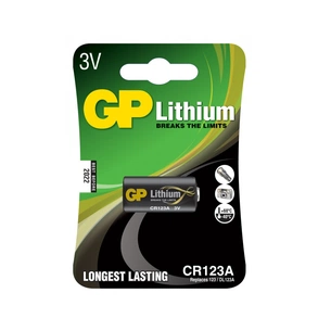 Батарейка Gp CR 123A Lithium FOTO 3.0V (CR123A-U1 / 4891199001086) зображення 1
