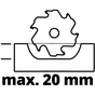 Фрезер Einhell ламельний TE-BJ 900, 900Вт, 11000об/хв, диск 100х22мм (4350640) - уменьшенное изображение 7
