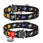 Нашийник для тварин WAUDOG Nylon з QR паспортом NASA металічна пряжка-фастекс XL (5123) - зменшене зображення 4