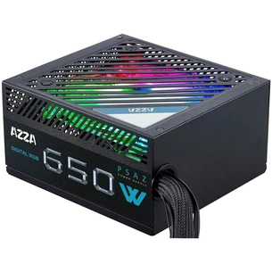 Блок живлення Azza 650W (PSAZ 650W ARGB) зображення 1