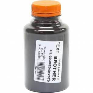 Тонер Brother HL-2030/2040, 100г, only TEXT AHK (3202431) зображення 1