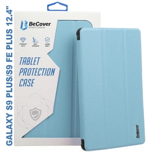Чохол до планшета BeCover Smart Case Samsung Tab S9 Plus (SM-X810/SM-X816)/S9 FE Plus (SM-X610/SM-X616) 12.4" Light Blue (710374) зображення 1