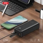 Батарея універсальна XO 30000mAh, PD/20W, QC/22.5W, with light, black (PR240_Black) - зменшене зображення 7