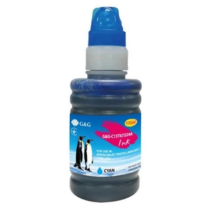 Чорнило G&G Epson L800 cyan, контейнер 100мл (G&G-C13T67324A) зображення 1