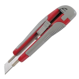 Ніж канцелярський Axent 18мм, metal runners, rubber inserts (6702-А) изображение 1