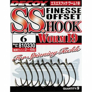 Гачок Decoy Worm19 S.S. Hook 06 (9 шт/уп) (1562.00.07) зображення 1