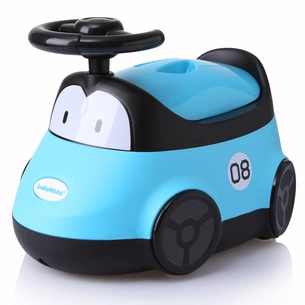 Горщик Babyhood Автомобіль блакитний (BH-116B) зображення 1