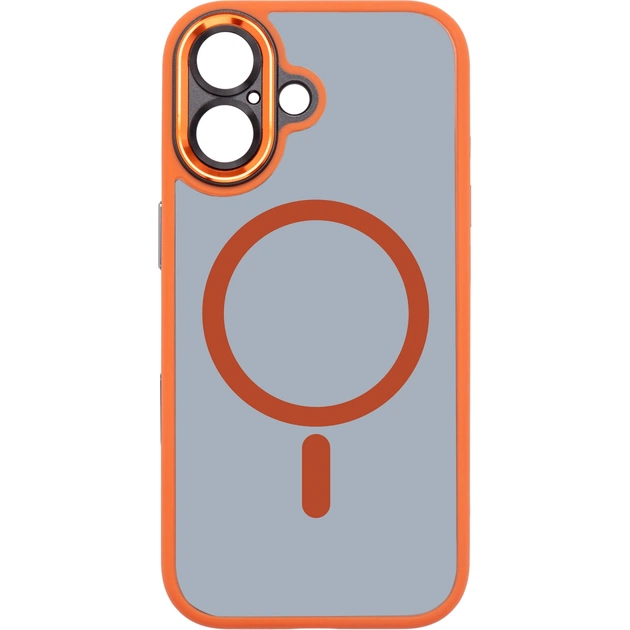 Чохол до мобільного телефона Armorstandart Unit MagCase SE Apple iPhone 17 Orange Black (ARM86315) - зображення 1