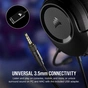 Навушники Corsair HS35 Surround v2 Multiplatform Gaming Carbon (CA-9011386-EU) - зменшене зображення 3
