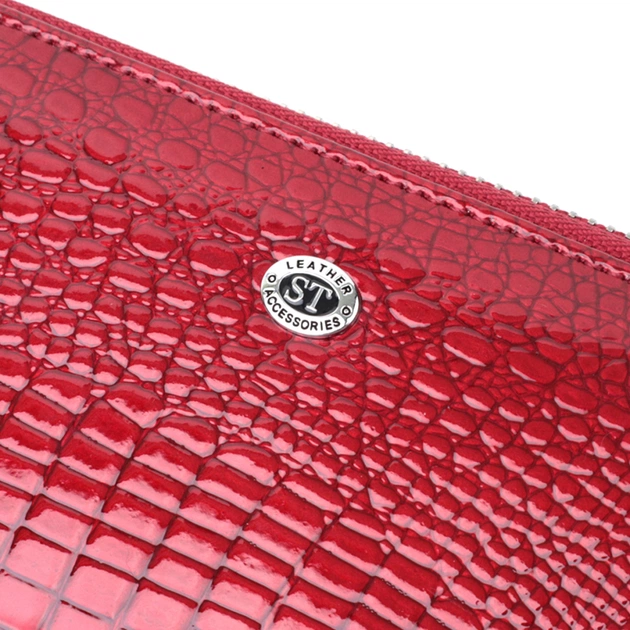 Кошелек ST Leather Из натуральной кожи Красный (22677) - изображение 5