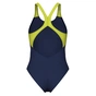 Купальник Arena Breath Swimsuit V Back Lb 008330-760 чорний, жовтий, зелений, синій 36 (3468337422037) - зменшене зображення 8