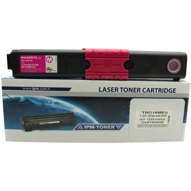 Картридж IPM OKI C301/321 2000 Magenta (TRO18MEU) - изображение 1