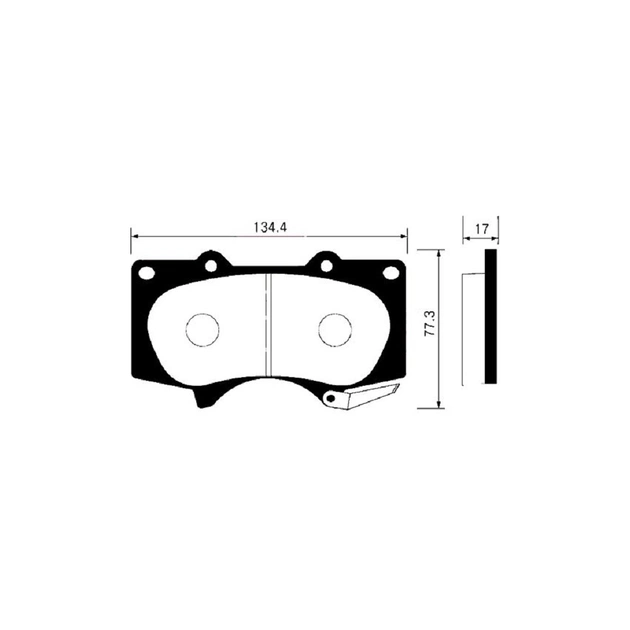 Тормозные колодки HI-Q SP2033 - изображение 1