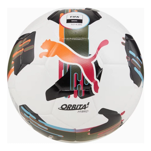 Мяч футбольный Puma Orbita 4 HYB (FIFA Basic) 084327-01 S4 білий 4 (4067981508860) - изображение 1