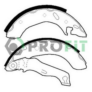 Гальмівні колодки Profit 5001-0543 зображення 1