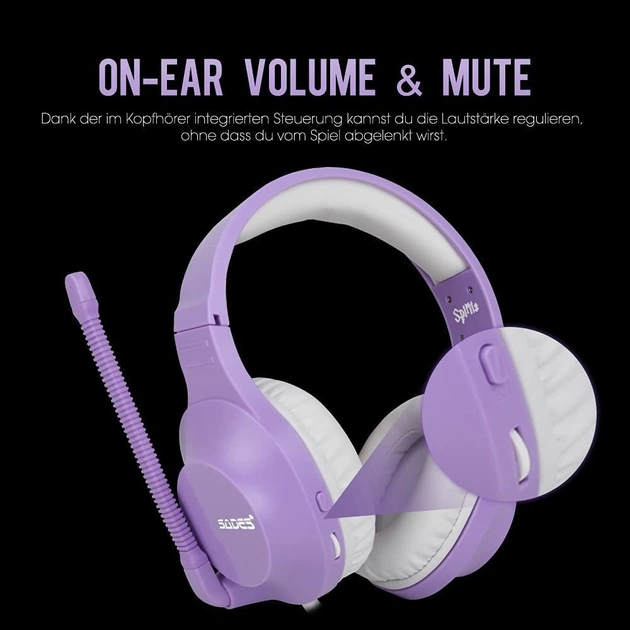 Гарнітура Sades SA-721 Spirits Purple (sa721prj) - изображение 1