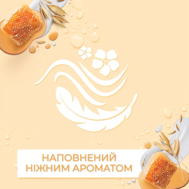 Лосьйон для тіла Johnson's Vita-Rich Доглядальний з йогуртом, вівсом і медом 400 мл (3574661385723) - picture 3